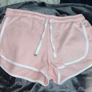 pastel pink lounge shorts 💞